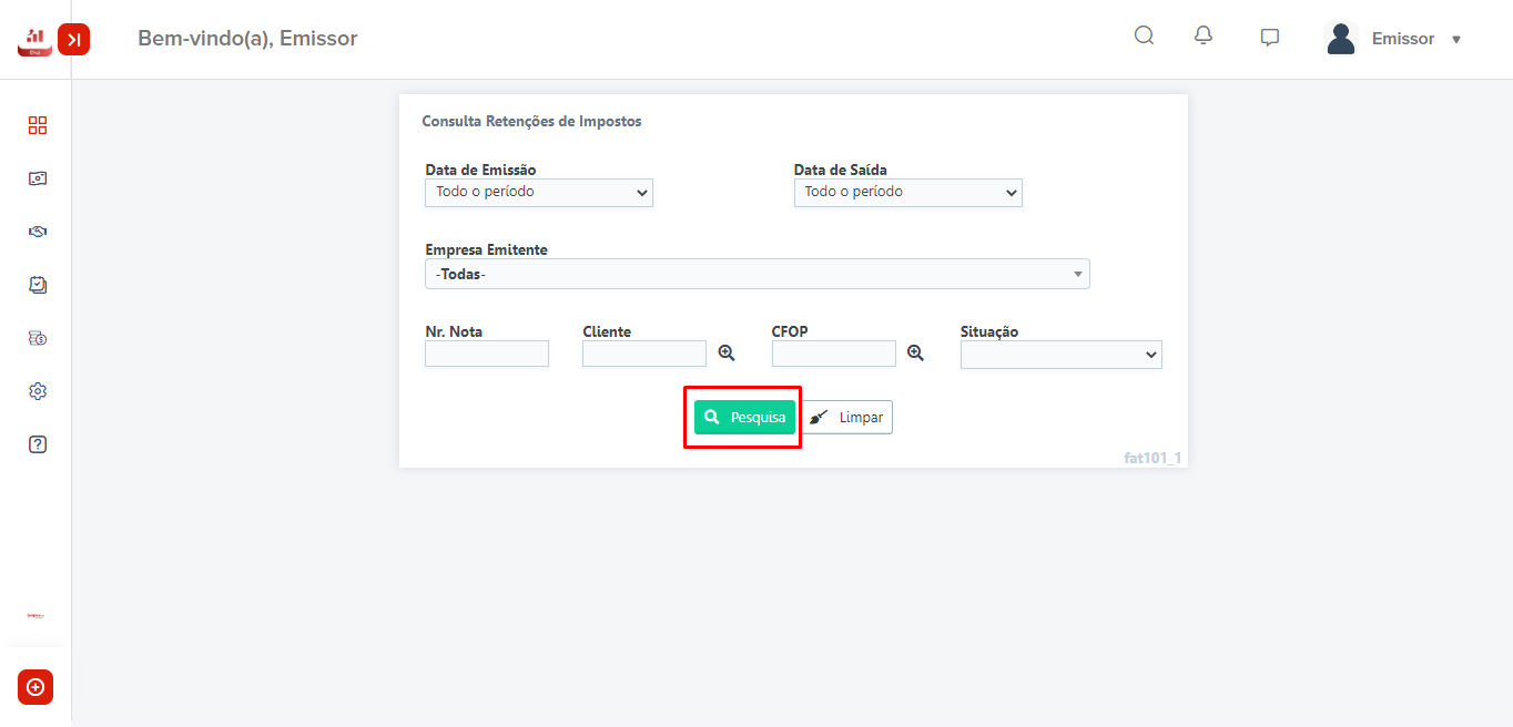 Manual De Instruções Sm032 Como Visualizar Um Relatório Retenções De Impostos 2827